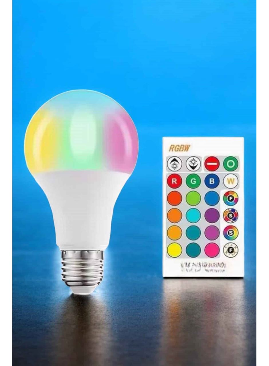 Led Ampul Enerji Dostu RGB Işıklı 100W Led Işık