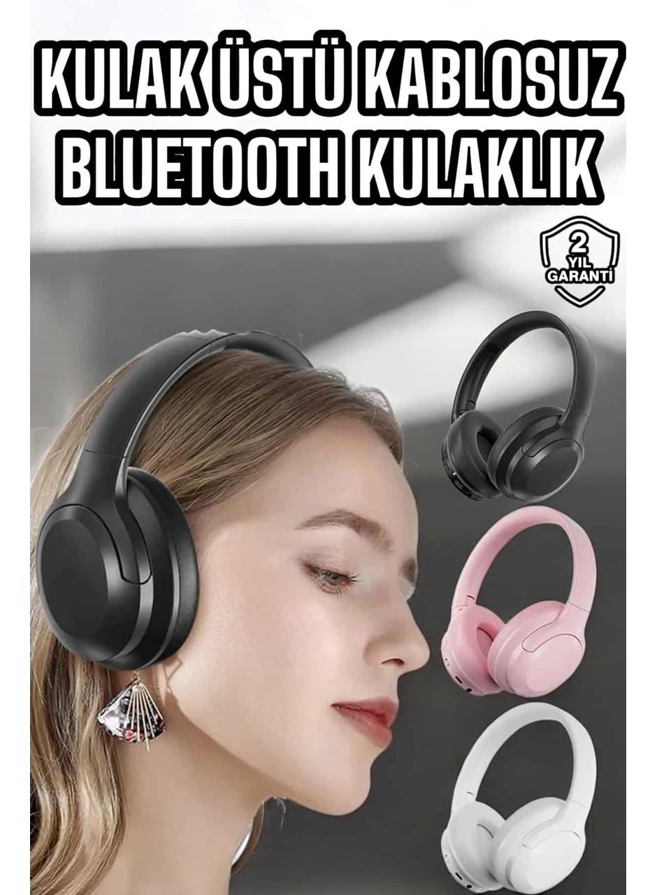 Kablosuz Bluetooth Kulaklık ANC/ENC Destekli Kulak Üstü Yüksek Ses Kaliteli