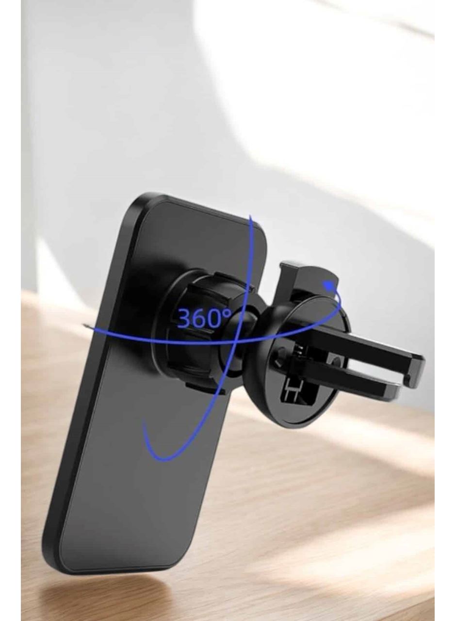 Kablosuz Şarj Aleti Magsafe Araç Içi Manyetik Şarj 15W İOS Uyumlu