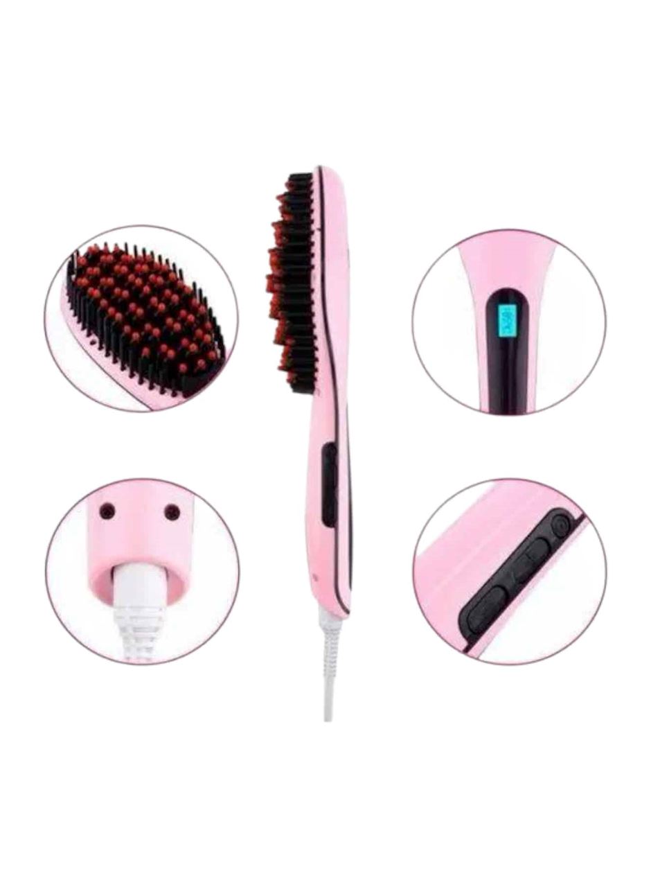 Fön Etkili Saç Düzleştirici Tarak Yıpranma Karşıtı Döner Kablo Isı Ayarlı