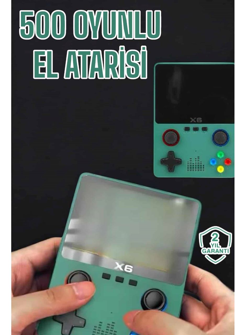 3.5 İnç Ekran 1000 Oyunlu Oyun Konsolu El Atarisi Miüzik Dinleme ve Kitap Okuma