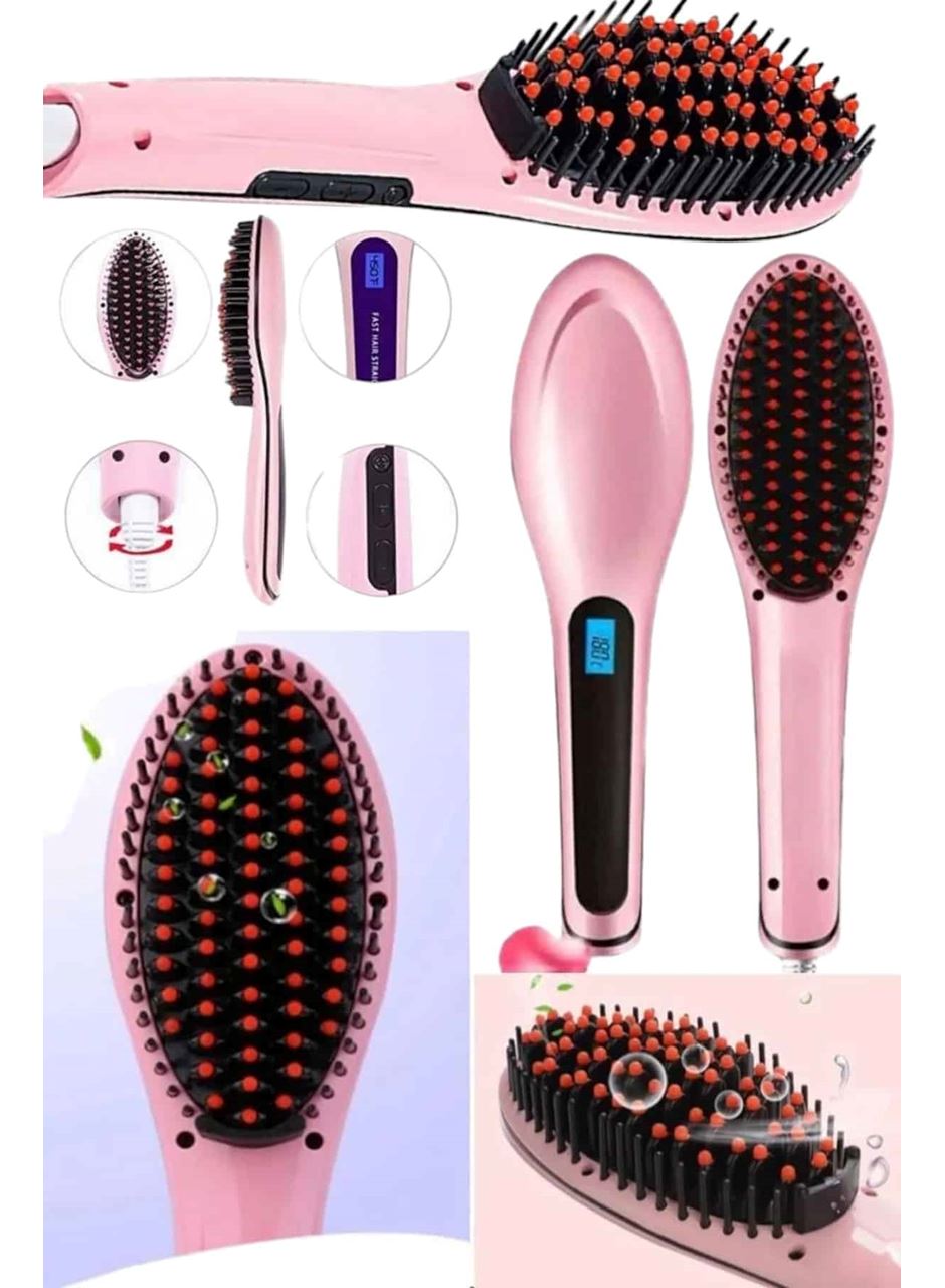 Saç Düzleştirici Tarak Isı Ayarlı Yıpranma Önleyici Düzleştirici Fön Tarak