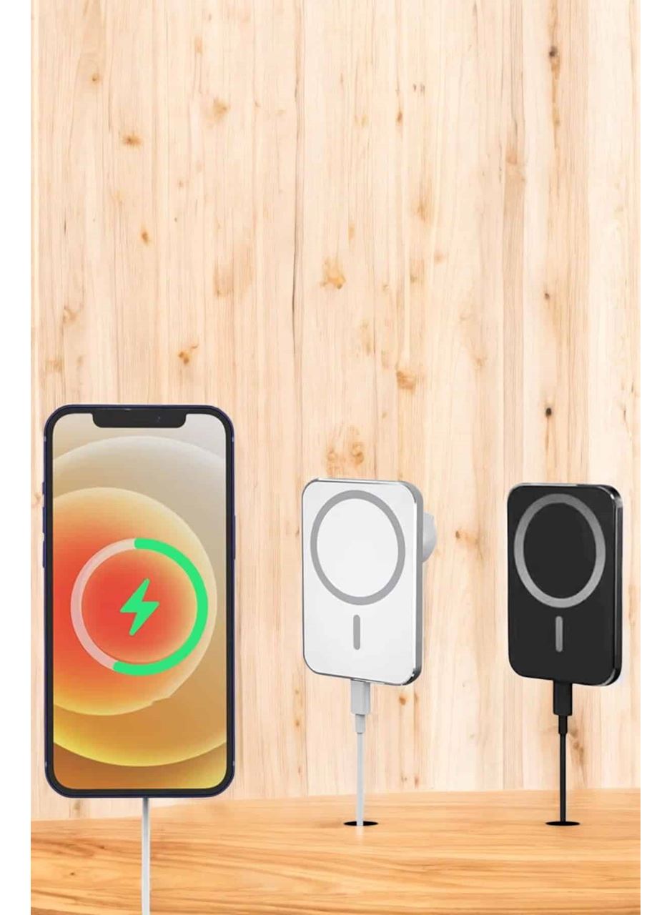 İOS Uyumlu Manyetik Tasarım Magsafe İphone 12/13/14/15 araç şarjı