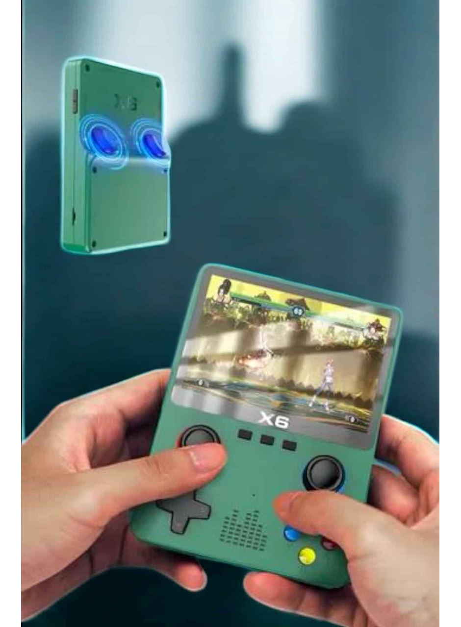 Çocuklara Özel 666 Oyunlu X6 Atari Video İzleme ve Müzik Dinleme