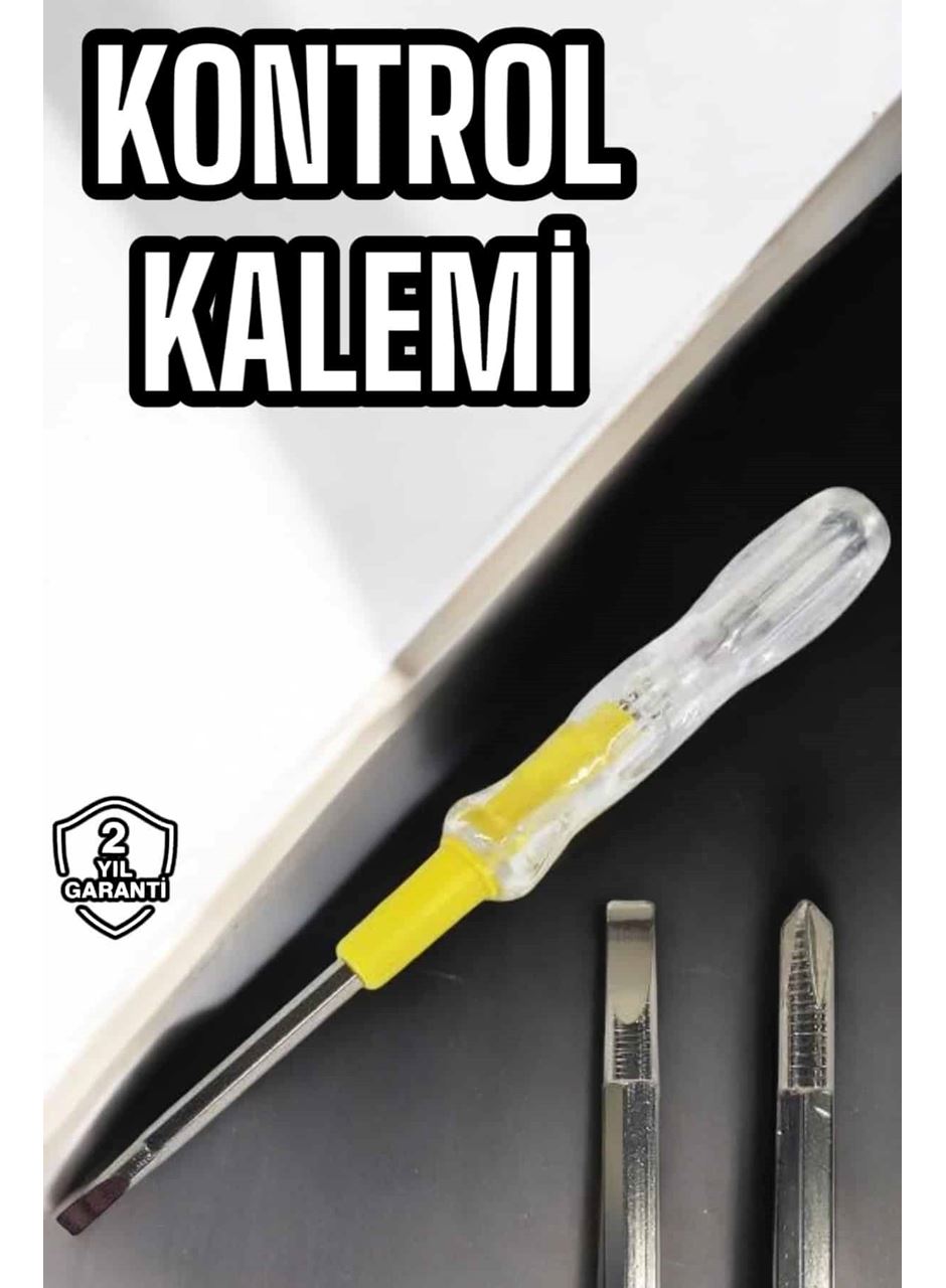 Test Cihazı Kontrol Kalemi Çift Başlıklı Şeffaf Elektrik Testi