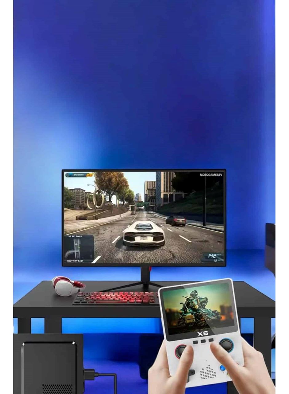 Çocuklara Özel 666 Oyunlu X6 Atari Video İzleme ve Müzik Dinleme