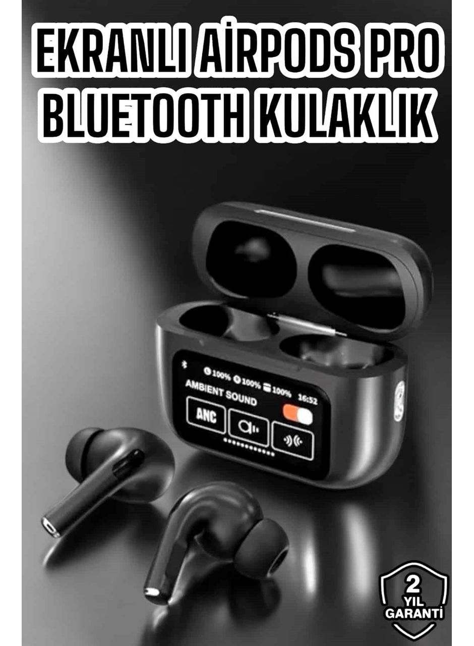 Yeni Nesil Bluetooth Kulaklık Ekranlı Yüksek Ses Kaliteli Uzun Şarj Süreli