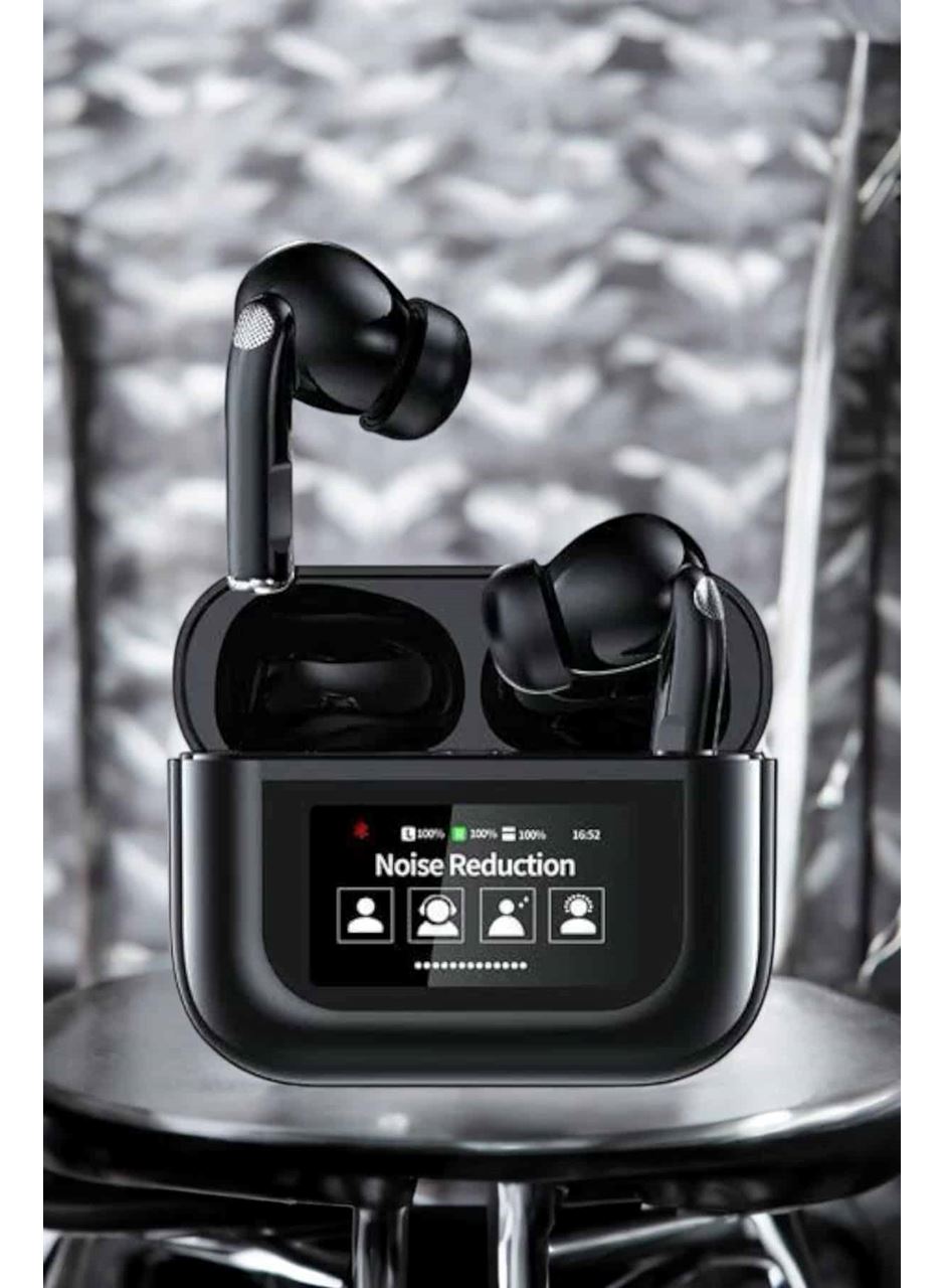 Kablosuz Bluetooth Kulaklık Ekranlı Uzun Şarj Süreli ANC Destekli