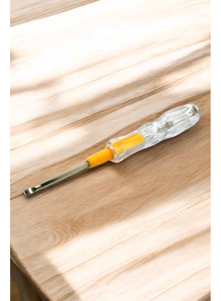 Çift Taraflı Elektrik Kontrol Kalemi Şeffaf Tornavida