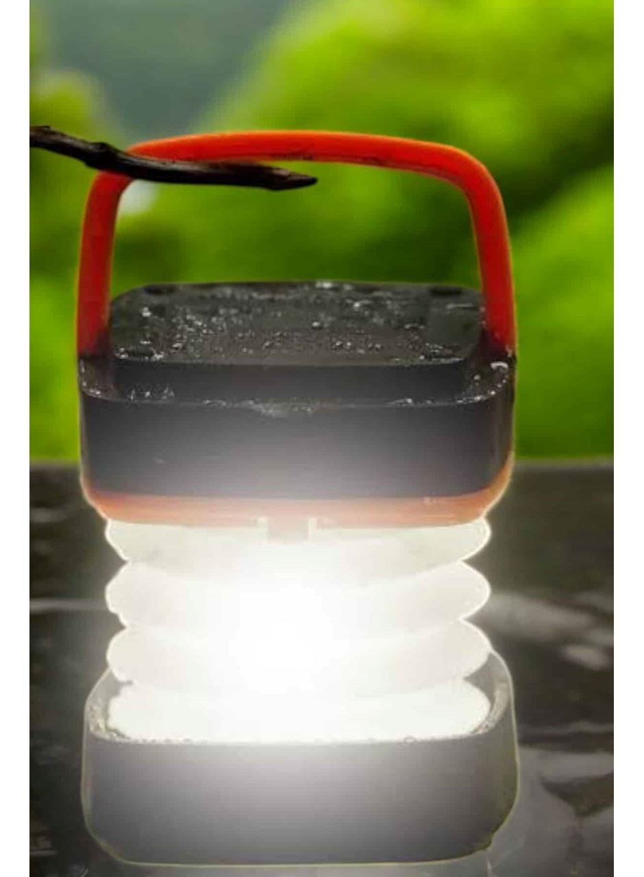 Led Lamba Kamp Lambası Hafif Taşınabilir Şarj Süreli Akordeon El Fenerli