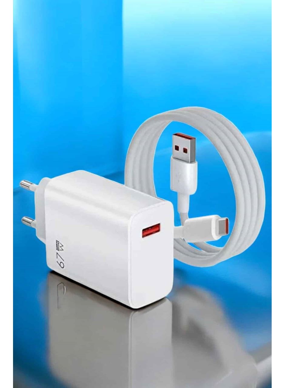 67W Şarj Aleti Turbo Hızlı Type-C Şarj