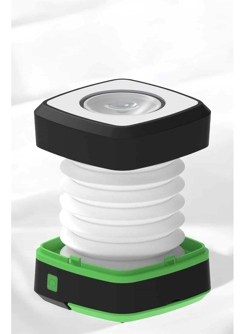 Katlanabilir Kamp Lambası Solar Fener Görünümlü 3 Kademeli Şarjlı