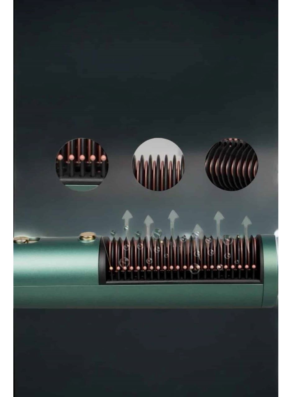 Üflemeli Fön Tarak Düzleştirici Seramik Kaplama Elektriklenme Karşıtı