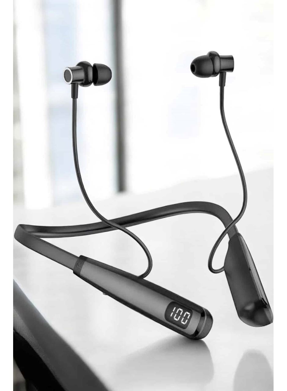 Boyun Bantlı Bluetooth Kulaklık Yüksek Ses Kaliteli 100 Saat Kulaklık