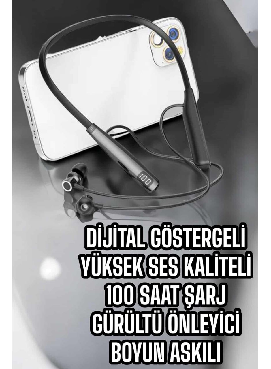 Boyun Bantlı Bluetooth Kulaklık Yüksek Ses Kaliteli 100 Saat Kulaklık