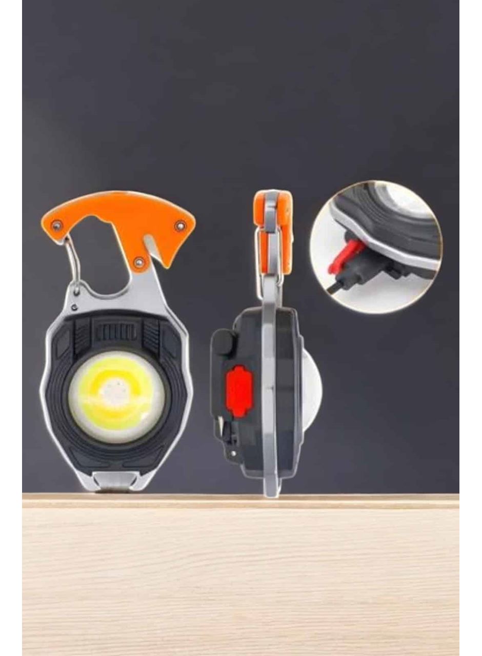 yeni nesil Kamp Feneri Çok Fonksiyonlu Fener Anahtarlık Usb Çakmaklı Cam Kırıcı Kemer Kesici Açacak