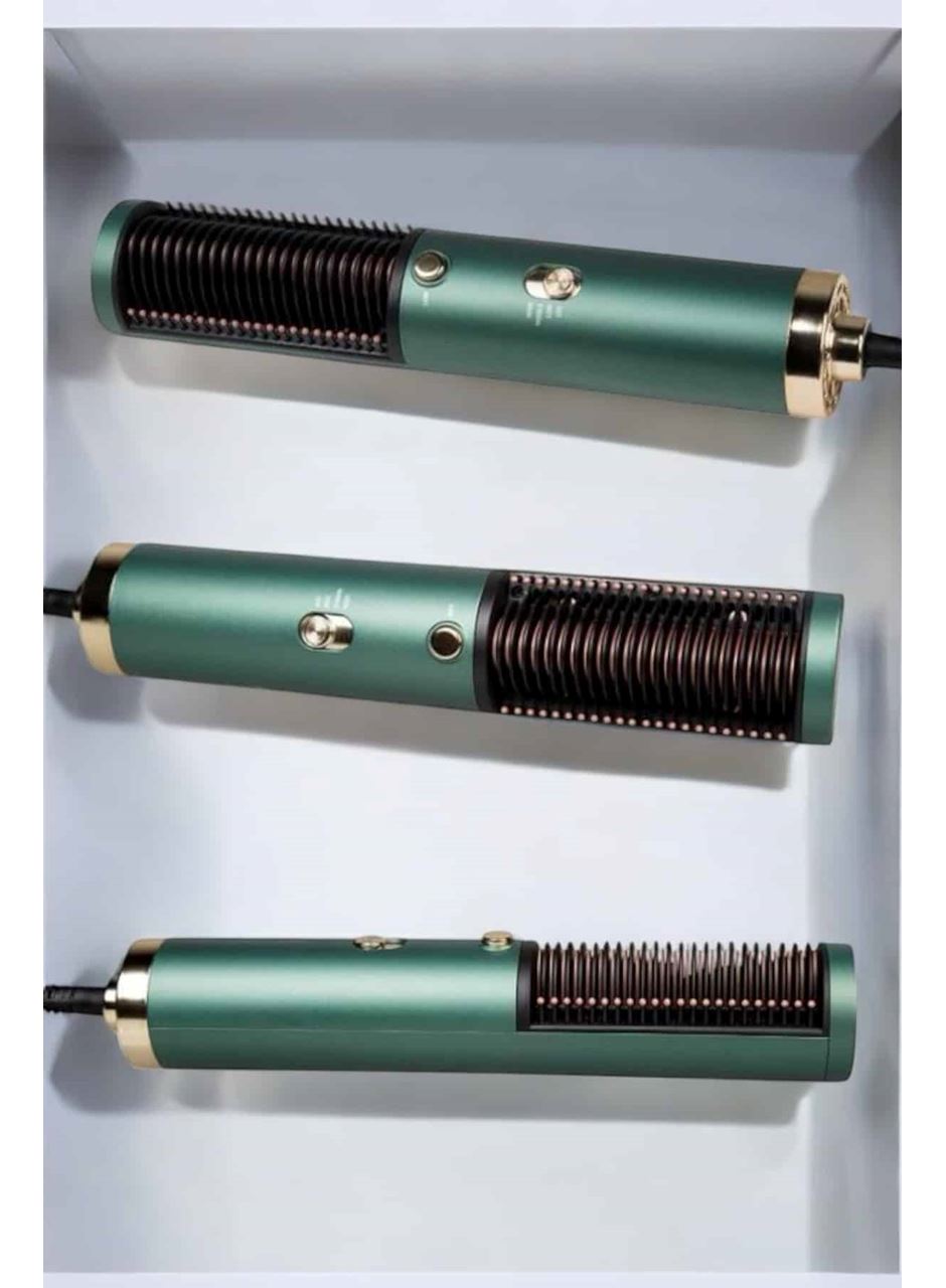 Fön Tarak Saç Düzleştirici Üflemeli Fön Makinesi Sıkı Dişli Taşınabilir