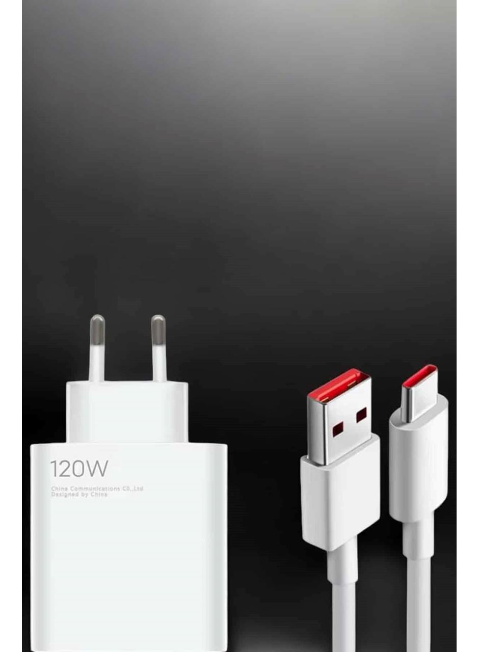 120W Şarj Aleti Type-C Uyumlu Turbo Şarj Aleti