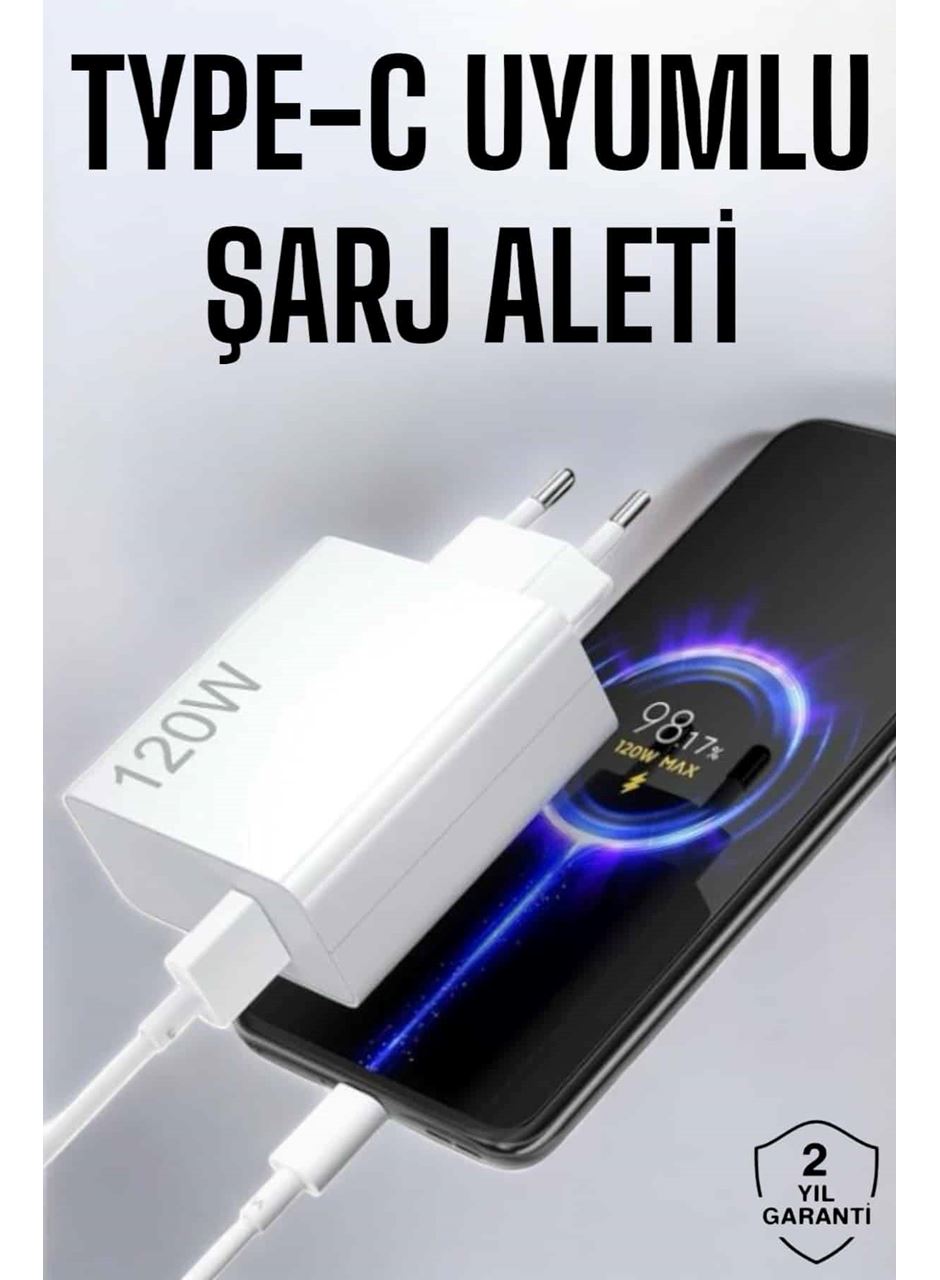 Type-C 120W Şarj Aleti Hızlı Şarj Turbo
