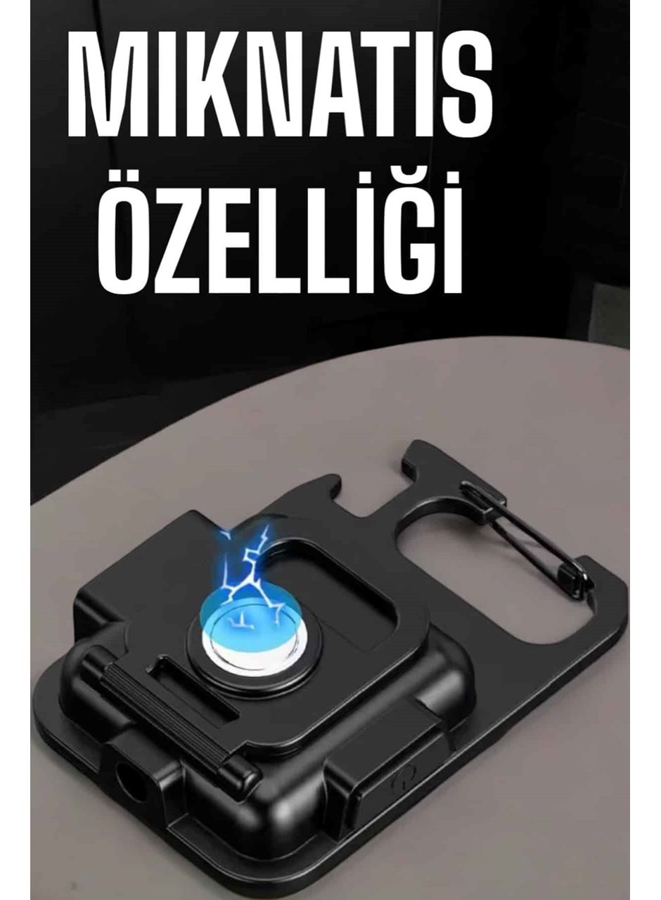 Kamp Işığı Çok Fonksiyonlu Taşınabilir Anahtarlık Kapak Açma Manyetik Özelliği