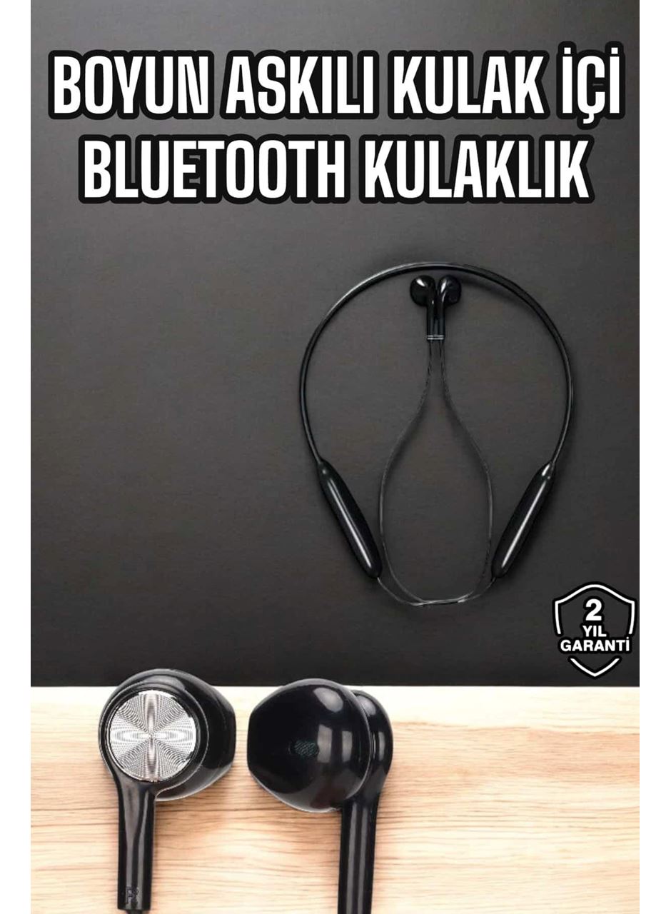 Kablolu Boyun Askılı Dijital Göstergeli Bluetooth Kulaklığı 60 Saat