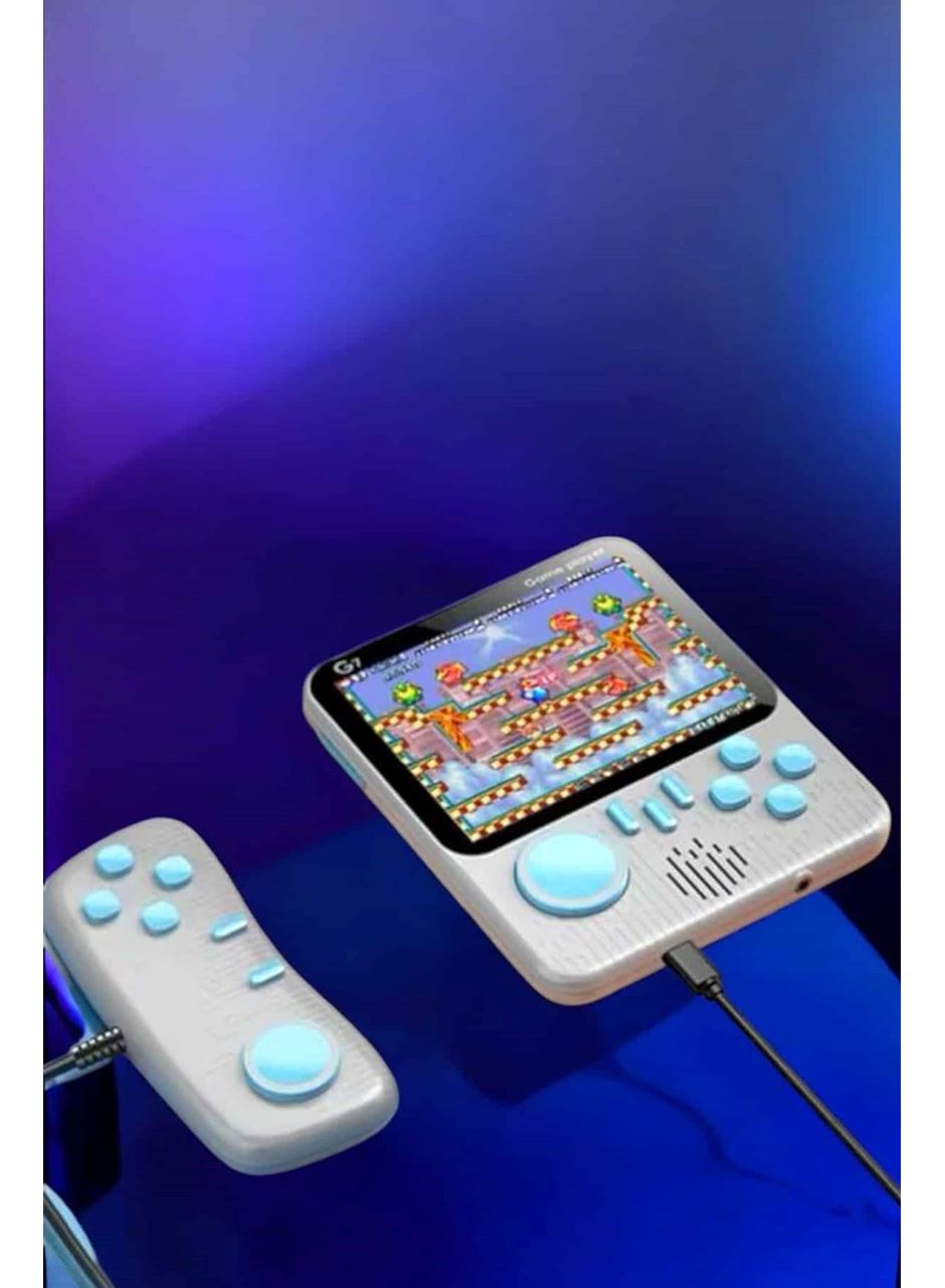 El Atarisi 3.5 inç Ekran Çift Konsol 666 Adet Retro Oyun Gamepad