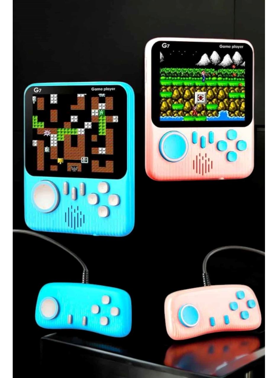 El Atarisi 3.5 inç Ekran Çift Konsol 666 Adet Retro Oyun Gamepad