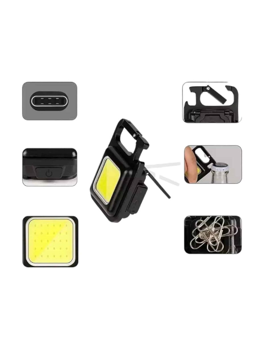 Anahtarlık Çok Amaçlı Mıknatıslı Taşınabilir Işık Led Şarjlı