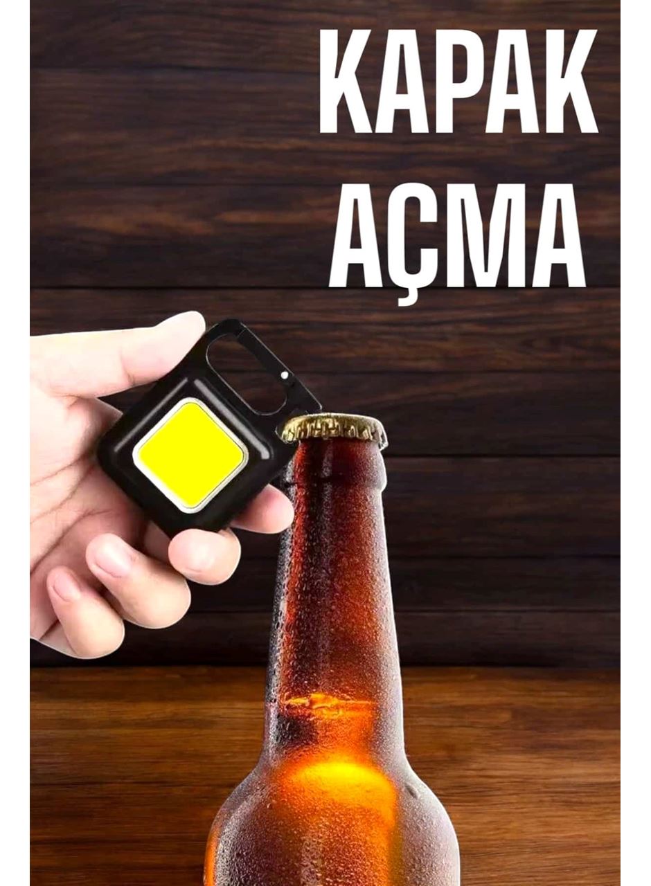 Anahtarlık Çok Amaçlı Mıknatıslı Taşınabilir Işık Led Şarjlı