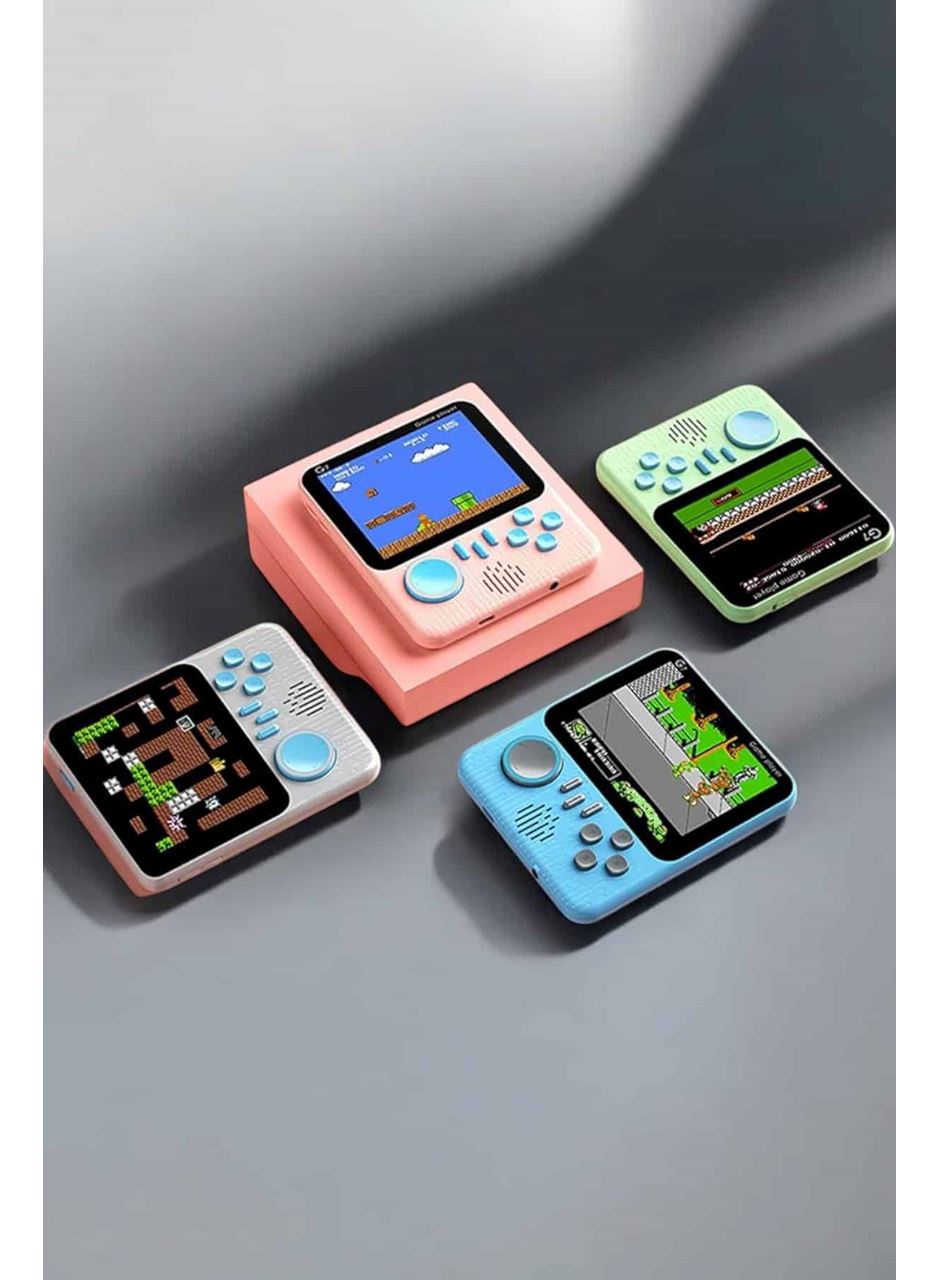 Mini Atari El Atarisi 3.5 inç Ekran Çift Konsol 666 Adet Retro Oyun Gameboy El Atarisi