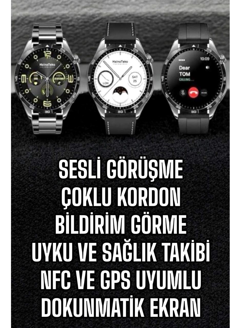 Akıllı Saat Titreşimli Pusula Nabız ve Tansiyon Ölçer NFC Uyumlu