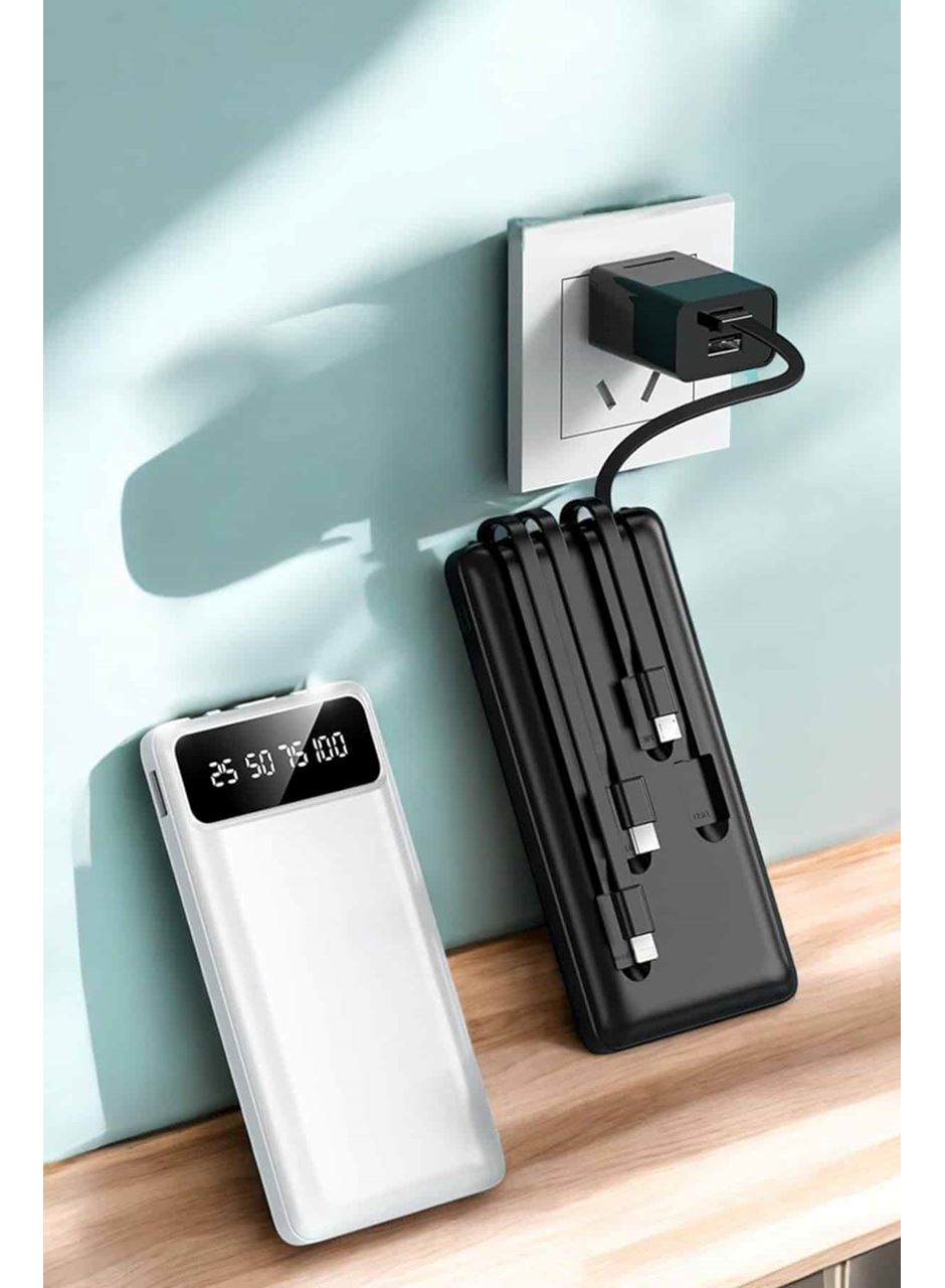 Powerbank 20.000 Mah Dijital Göstergeli LCD Ekran Uzun Pil Ömrü