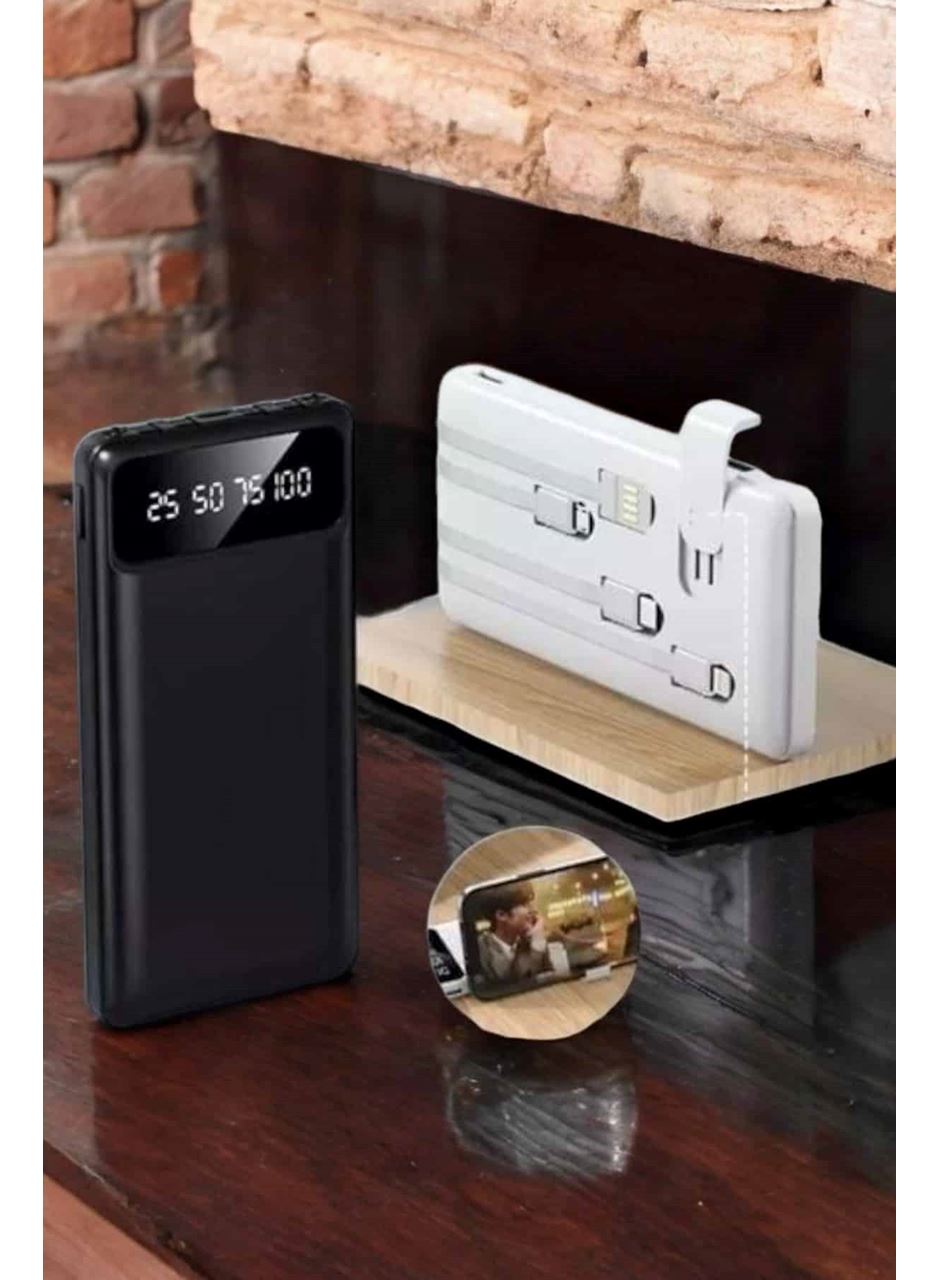 Powerbank 20.000 Mah Dijital Göstergeli LCD Ekran Uzun Pil Ömrü