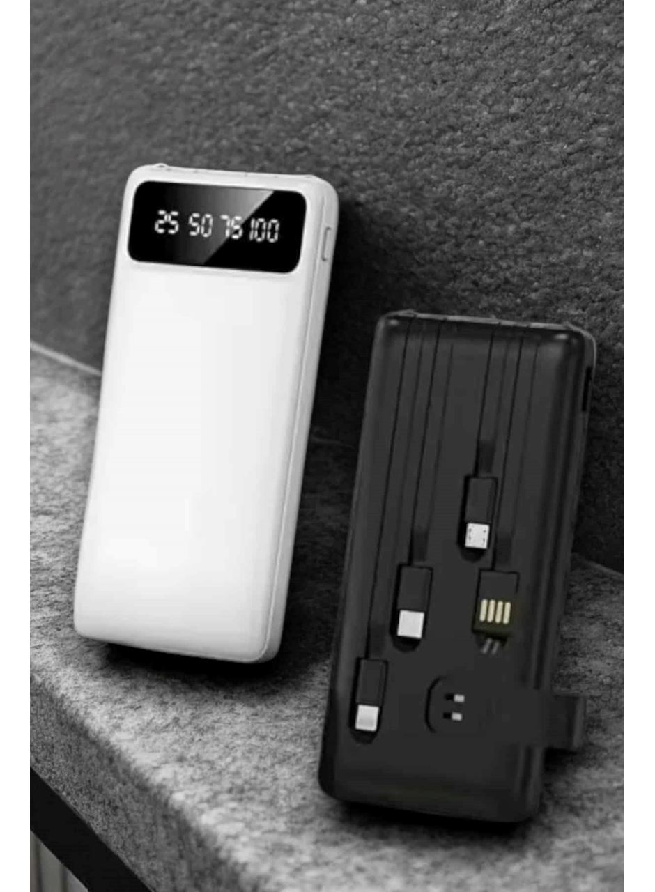 Powerbank 20.000 Mah Dijital Göstergeli LCD Ekran Uzun Pil Ömrü