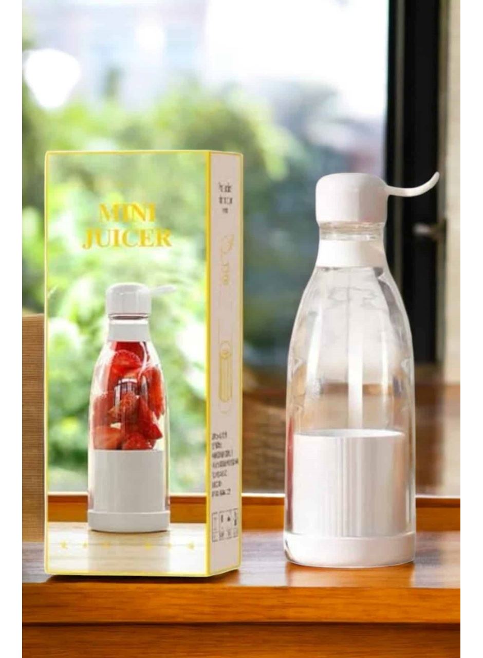 Bardak Blender Smoothie Meyve Sıkacağı Şarjlı Cam Taşınabilir