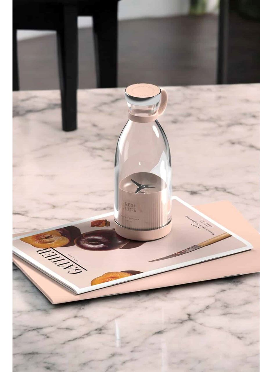 Bardak Blender Smoothie Meyve Sıkacağı Şarjlı Cam Taşınabilir