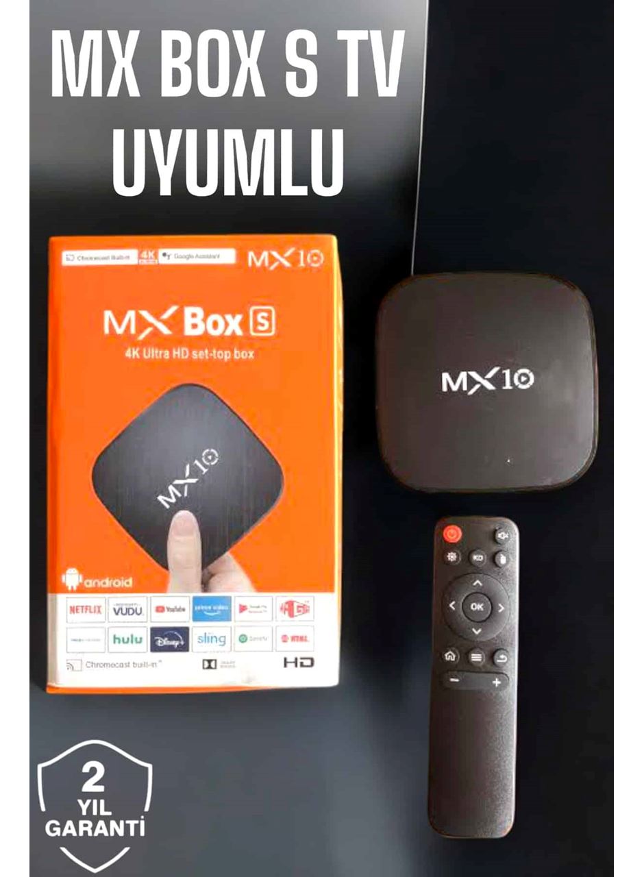 TV Box Android Uyumlu 4 Çekirdekli WİFİ Bağlantılı 4K