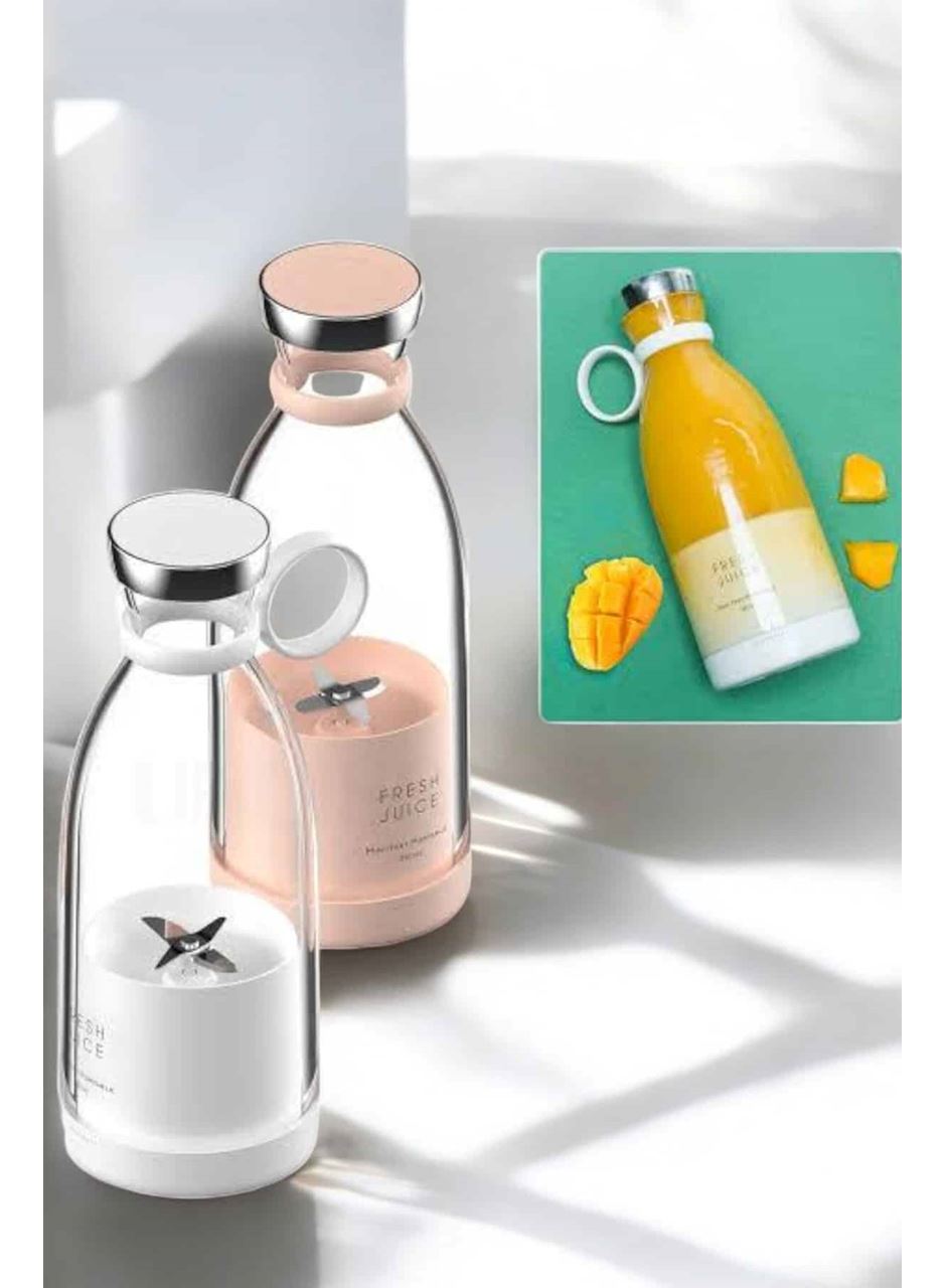 Bardak Blender Smoothie Meyve Sıkacağı Şarjlı Cam Taşınabilir