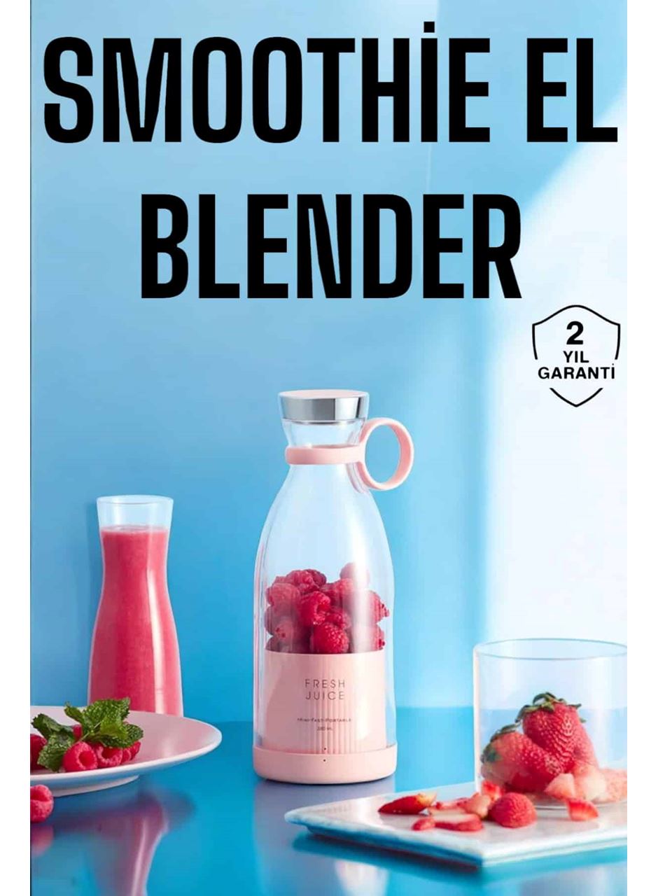 El Blender Bardak Blender Şarjlı Taşınabilir Meyve Sıkcağı Smoothie