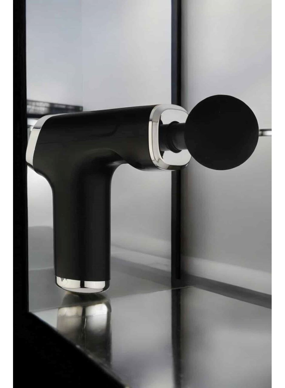 Masaj Tabancası 4 Başlıklı Kas ve Vücut Ağrıları İçin Şarjlı Darbeli