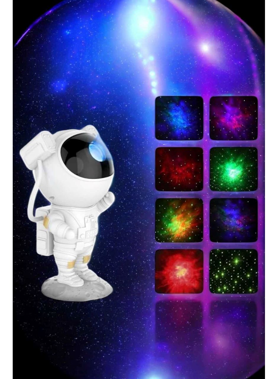 Astronot Bluetooth Hoparlör Gökyüzü Projektör Gece Lambası