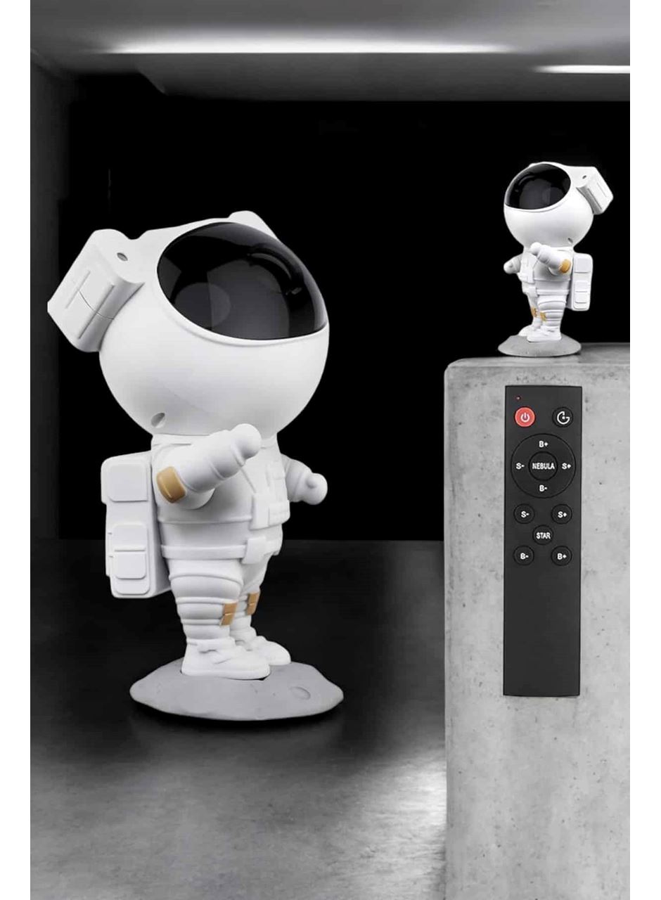 Çocuklara Özel Projeksiyon Astronot Lamba Speaker Sevimli