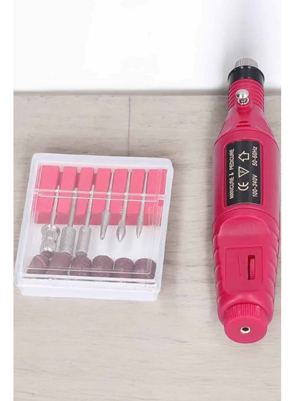 Protez Tırnak Manikür ve Pedikür Seti Elektrikli