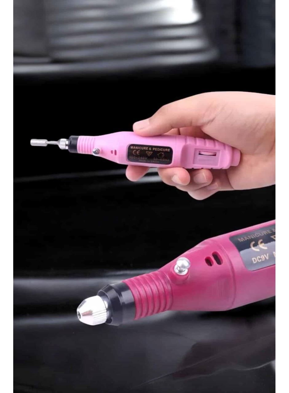 Protez Tırnak Manikür ve Pedikür Seti Elektrikli