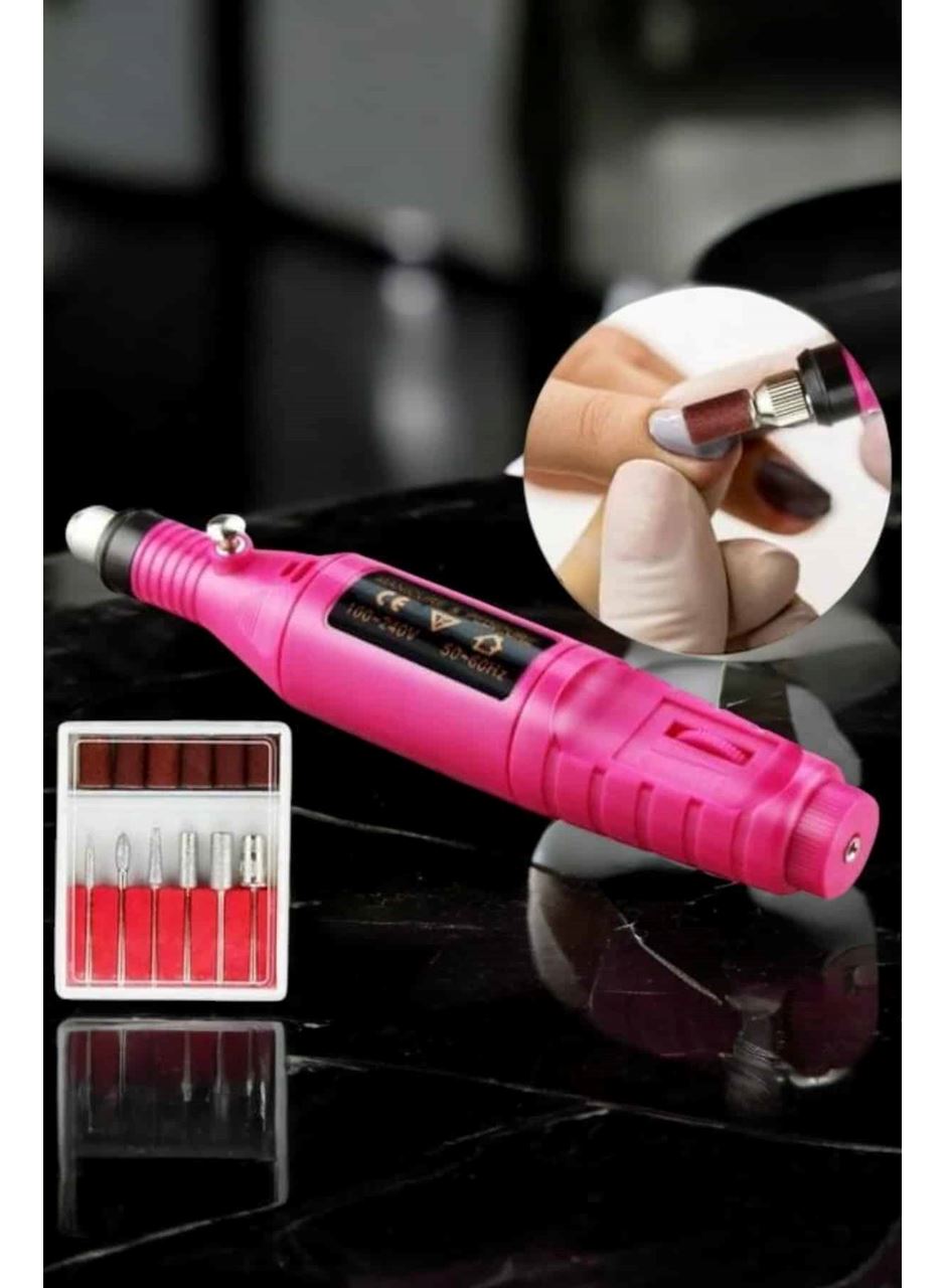 Elektrikli Manikür Pedikür Törpü Seti Protez Tırnak Nasır Temizleyici