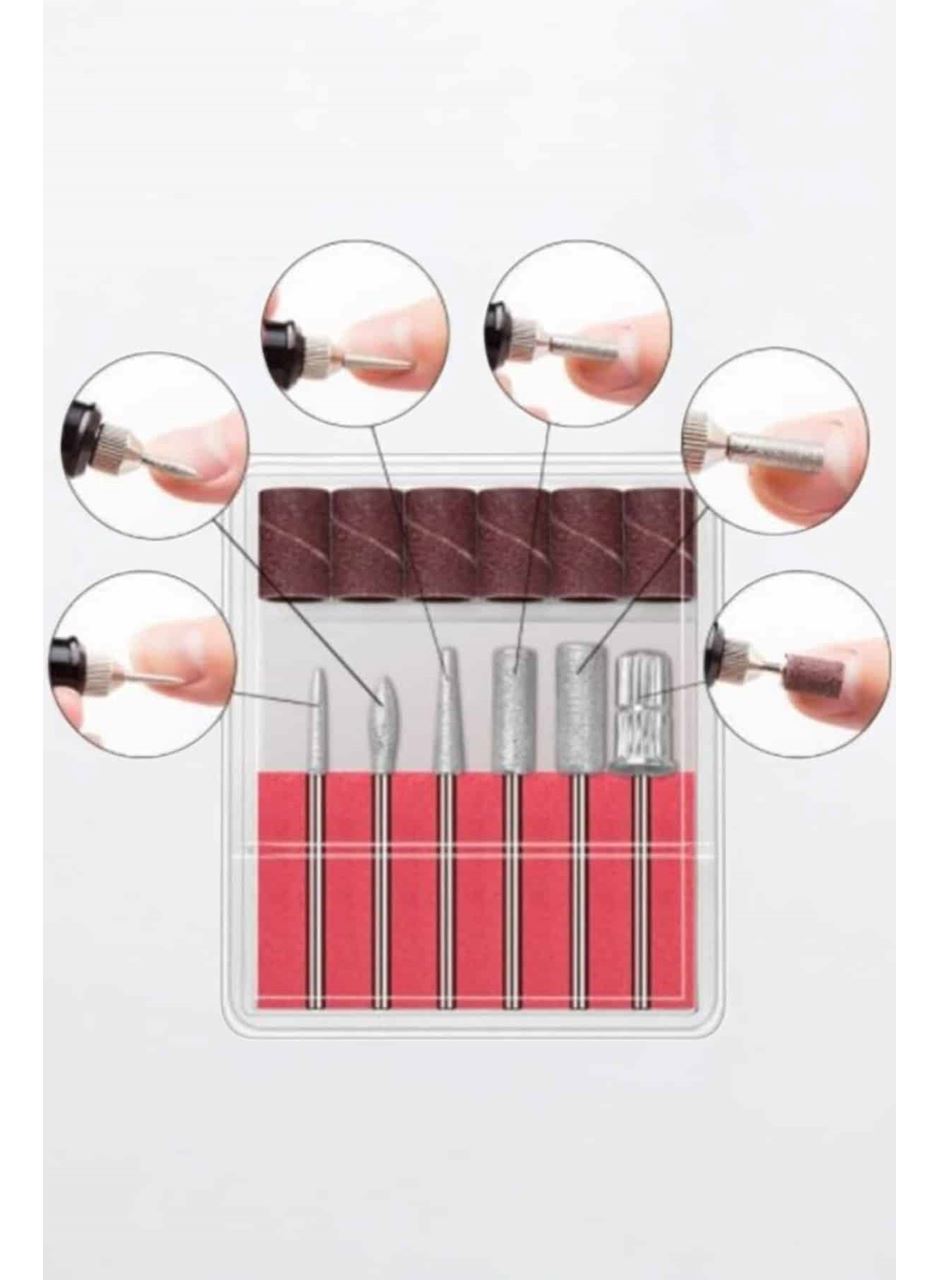 Elektrikli Manikür Pedikür Törpü Seti Protez Tırnak Nasır Temizleyici