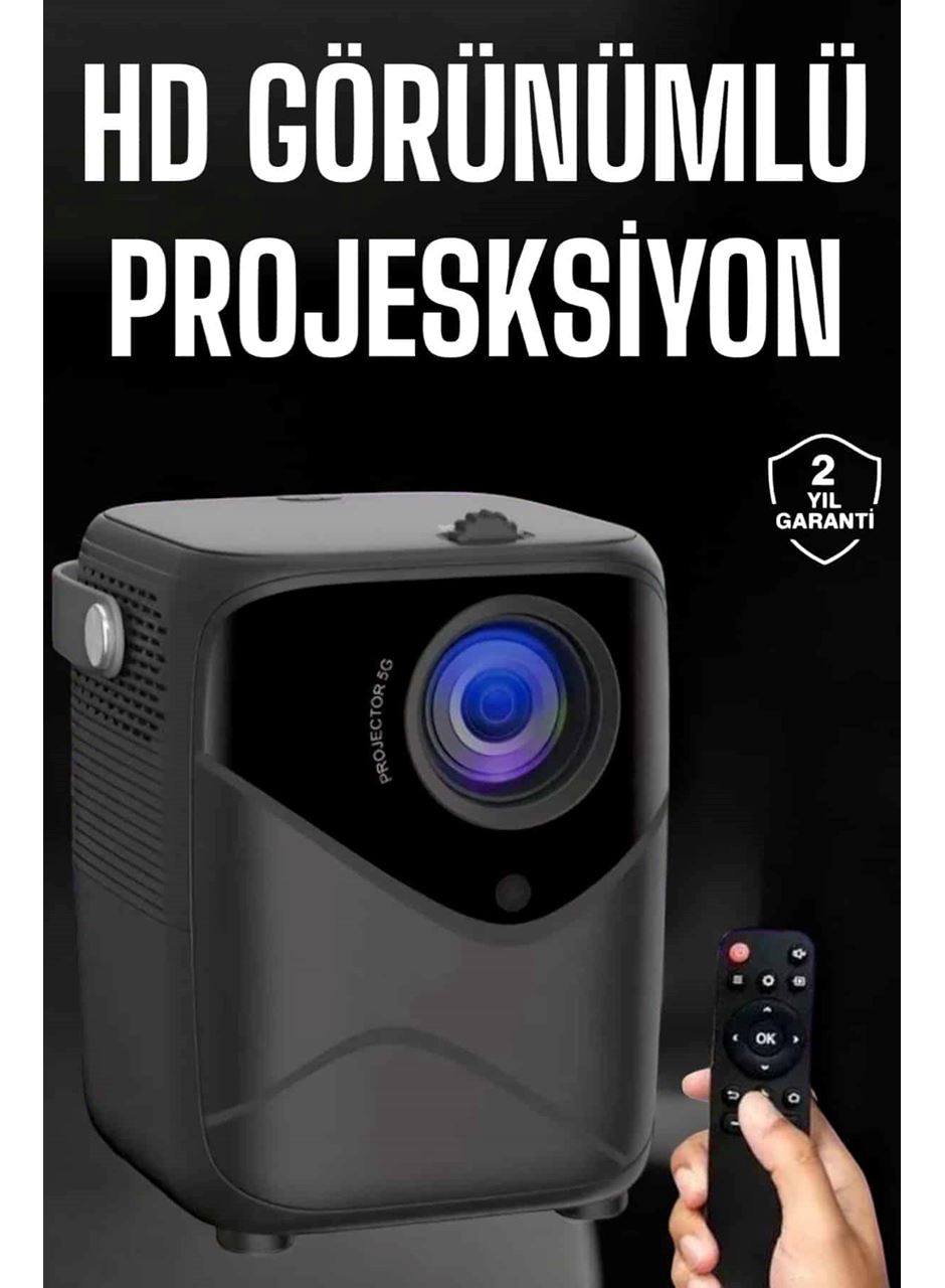 Yüksek HD Görünümlü Taşınabilir Projeksiyon Cihazı
