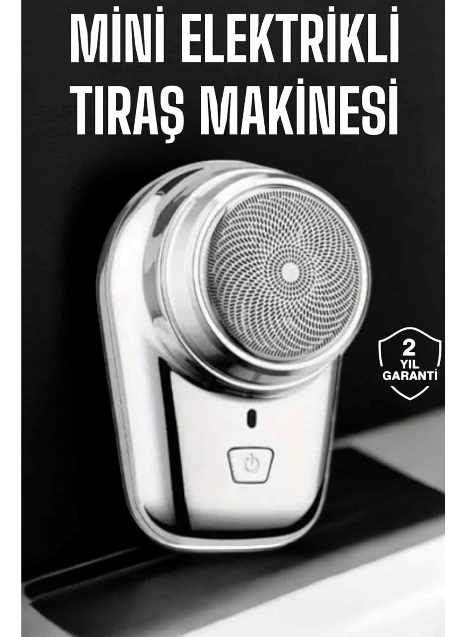 Seyahat Tipi Tıraş Makinesi Taşınabilir Kablosuz Mini Paslanmaz Çelik