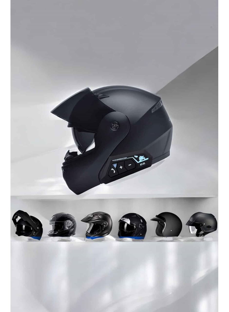 Kask Kulaklığı Motosiklet Intercom Interkom Dinleme Konuşma Özellikli Su Geçirmez