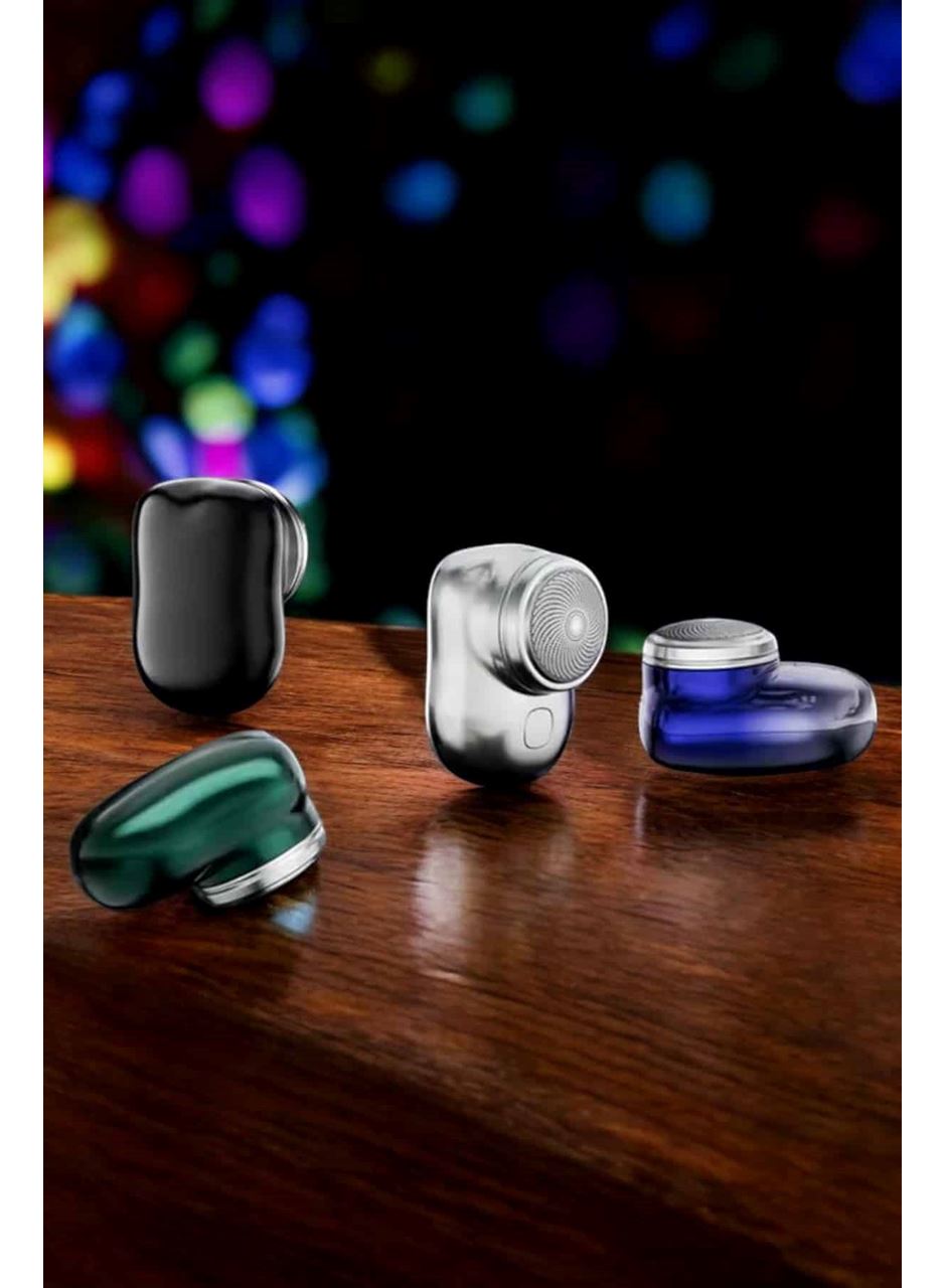 Seyahat Tipi Tıraş Makinesi Taşınabilir Kablosuz Mini Paslanmaz Çelik